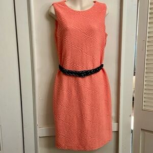 Dana Bachman Orange Peach Dress Size 8